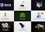 design a modern geometric logo and brand identity